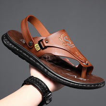 Load image into Gallery viewer, Men&#39;s Fashion Latex Soft Bottom Flip Sandals