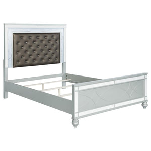 Gunnison Silver Metallic Bedroom Set (4pc)