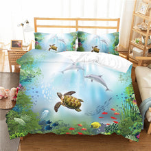 Load image into Gallery viewer, Underwater World Textile Bedding