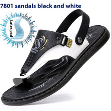 Load image into Gallery viewer, Men&#39;s Fashion Latex Soft Bottom Flip Sandals