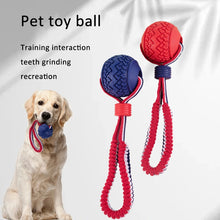 Load image into Gallery viewer, Interactive Dog Toy Ball Interactive Teether With Rope Dog Ball Pet Supplies Chewing Ball Training For Living Room Lake Beach Pets Products