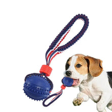 Load image into Gallery viewer, Interactive Dog Toy Ball Interactive Teether With Rope Dog Ball Pet Supplies Chewing Ball Training For Living Room Lake Beach Pets Products