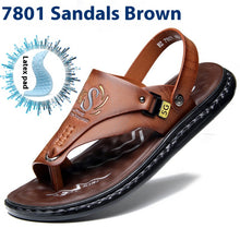 Load image into Gallery viewer, Men&#39;s Fashion Latex Soft Bottom Flip Sandals