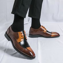 Load image into Gallery viewer, Business Formal Wear Casual Square Toe Large Size Leather Shoes