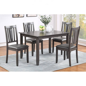 UPDATED GREY DINING ROOM SET (5 PC)