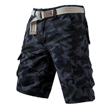 Load image into Gallery viewer, Summer Pure Cotton Washed Overalls Camouflage Shorts Men