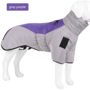 Waterproof winter dog coat