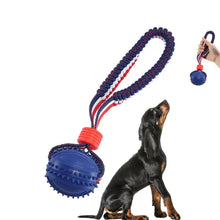 Load image into Gallery viewer, Interactive Dog Toy Ball Interactive Teether With Rope Dog Ball Pet Supplies Chewing Ball Training For Living Room Lake Beach Pets Products