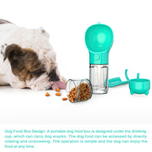 Load image into Gallery viewer, Pet Water Bottle Feeder Bowl Garbage Bag Storage Portable Pet Outdoor Travel 3 In 1 Dog Water Bottle