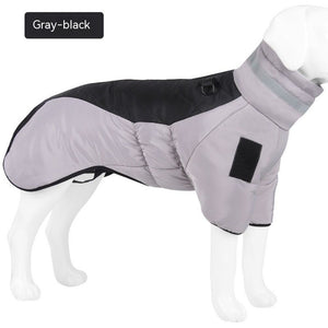 Waterproof winter dog coat