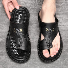 Load image into Gallery viewer, Men&#39;s Fashion Latex Soft Bottom Flip Sandals