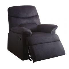 ACME ARCADIA BLACK WOVEN FABRIC MOTION RECLINER