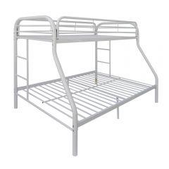 ACME TRITAN WHITE FINISH TWIN/FULL BUNK BED