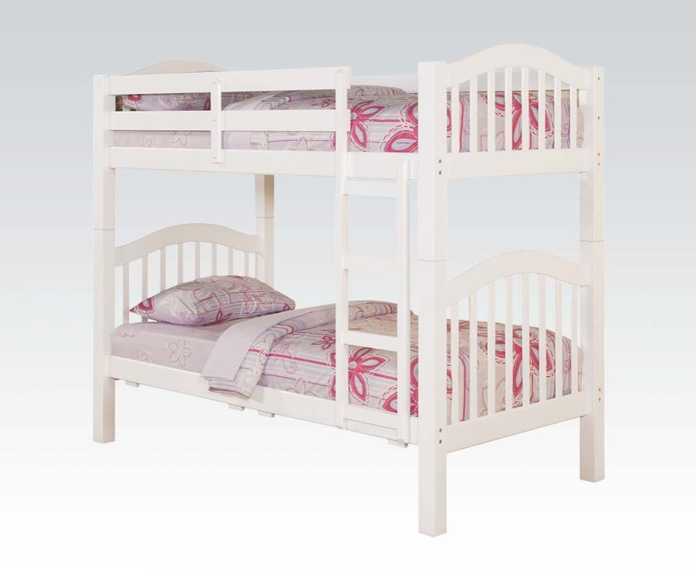 ACME HEARTLAND WHITE FINISH TWIN/TWIN BUNK BED