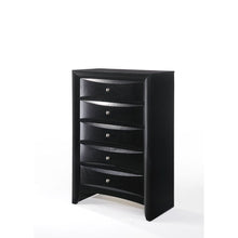 Load image into Gallery viewer, ACME MANJOT BLACK BEDROOM SET (5 PC)