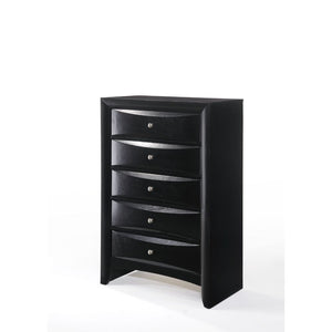 ACME MANJOT BLACK BEDROOM SET (5 PC)