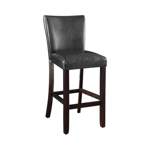 COASTER DINING-ROOM UPHOLSTERED BAR STOOLS BLACK AND CAPPUCCINO