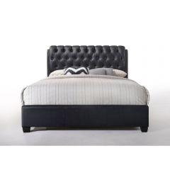 ACME IRELAND II BLACK BEDROOM SET (4 PC)