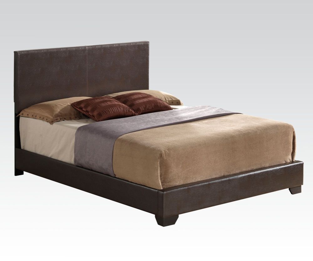 ACME IRELAND III BROWN PU EK BED