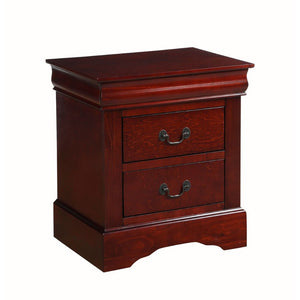 ACME LOUIS PHILIPPE III CHERRY BEDROOM SET (5 PC)