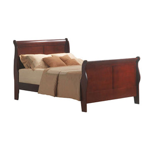 ACME LOUIS PHILIPPE III CHERRY BEDROOM SET (5 PC)