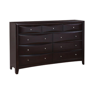 COASTER PHOENIX DEEP CAPPUCCINO DRESSER