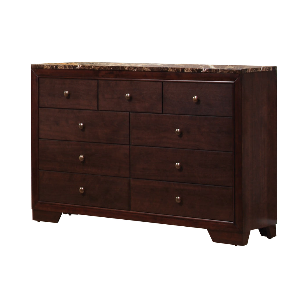 COASTER BEDROOM CONNER 9-DRAWER RECTANGULAR DRESSER CAPPUCCINO