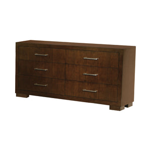 COASTER BEDROOM JESSICA 6-DRAWER DRESSER CAPPUCCINO