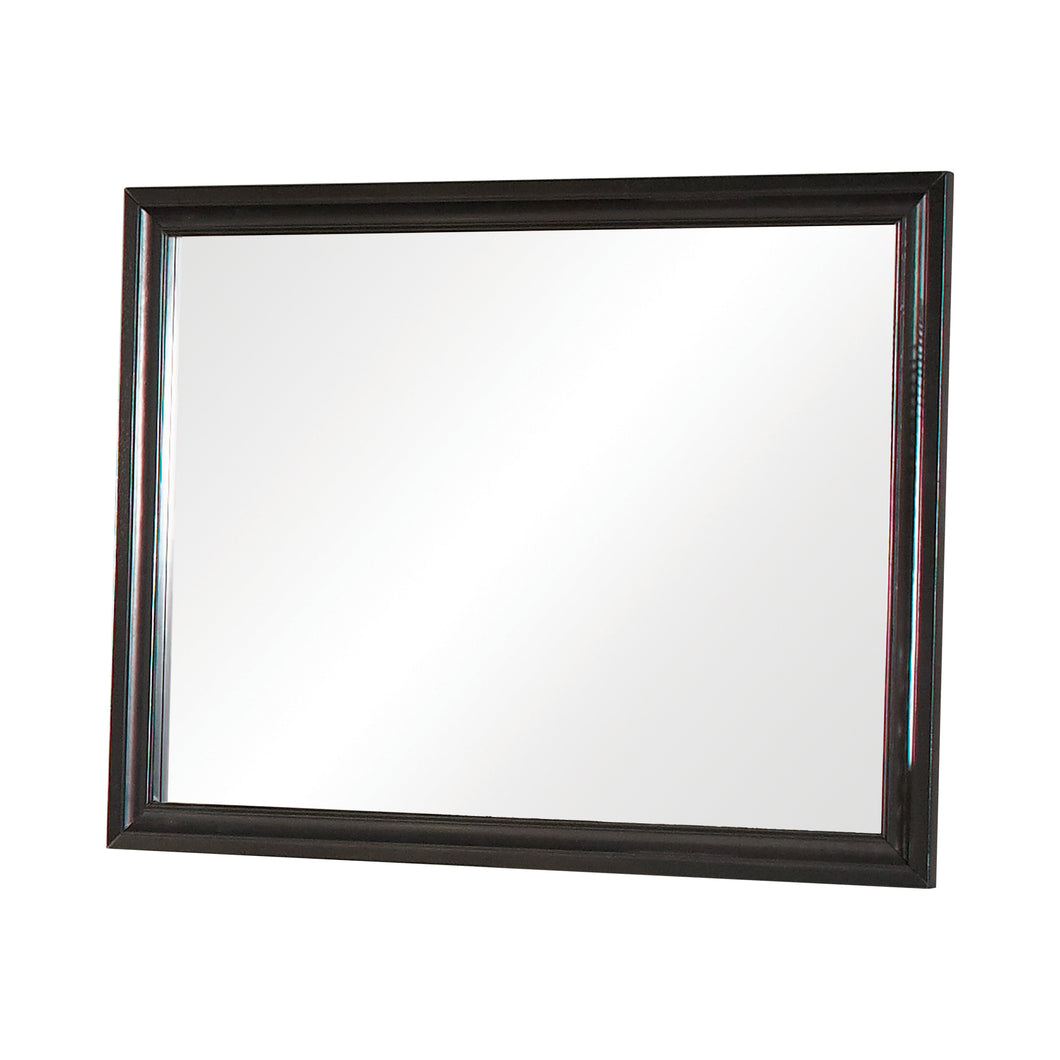 COASTER BARZINI BLACK RECTANGULAR MIRROR