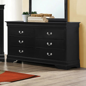 COASTER LOUIS PHILIPPE BLACK DRESSER