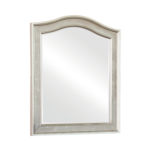 COASTER BEDROOM ARCHED TOP VANITY MIRROR METALLIC PLATINUM