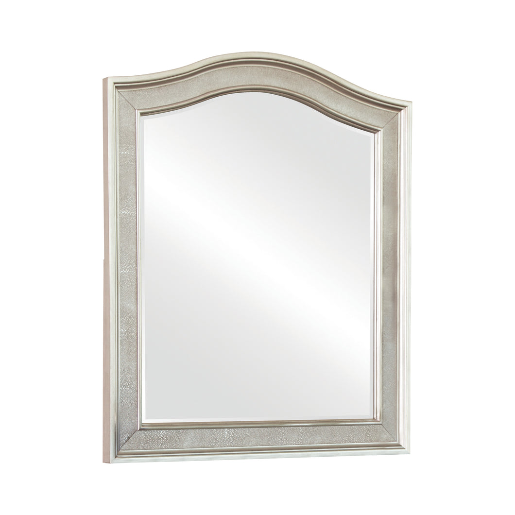 COASTER BEDROOM ARCHED TOP VANITY MIRROR METALLIC PLATINUM