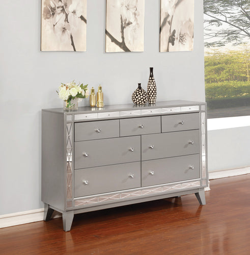 COASTER LEIGHTON METALLIC MERCURY DRESSER