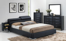 Load image into Gallery viewer, ACME MANJOT BLACK BEDROOM SET (5 PC)