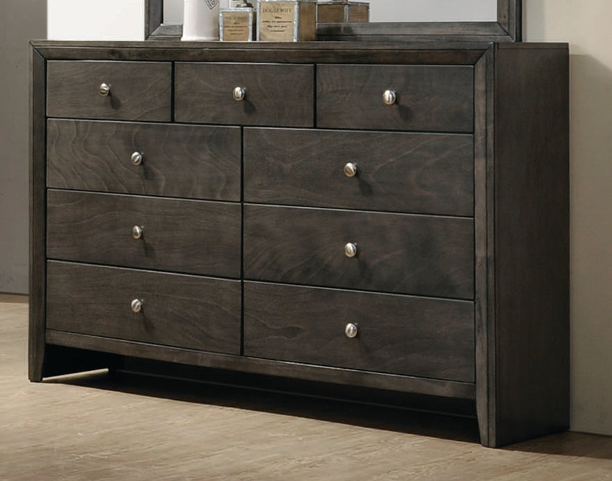 COASTER BEDROOM SERENITY 9-DRAWER DRESSER MOD GREY