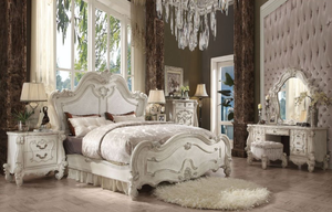 ACME VERSAILLES BONE WHITE BEDROOM SET (7 PC)