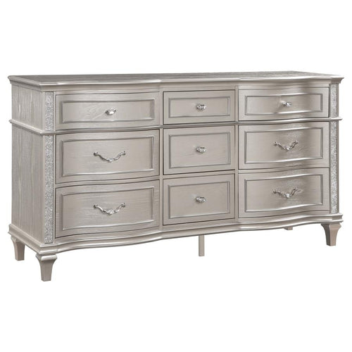 COASTER EVANGELINE DRESSER (SILVER OAK)