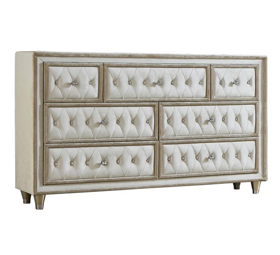 COASTER ANTONELLA CAMEL/IVORY DRESSER