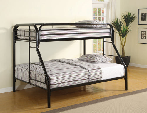 COASTER BEDROOM MORGAN TWIN OVER FULL BUNK BED BLACK