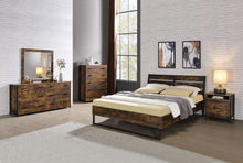 Load image into Gallery viewer, ACME JUVANTH RUSTIC OAK AND BLACK DRESSER