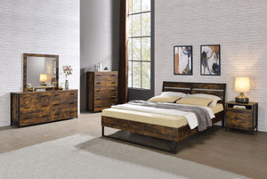 ACME JUVANTH RUSTIC OAK AND BLACK DRESSER