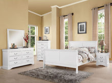 Load image into Gallery viewer, ACME LOUIS PHILIPPE III WHITE BEDROOM SET (5 PC)