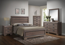 Load image into Gallery viewer, ACME LYNDON WEATHERED GRAY GRAIN BEDROOM SET (5 PC)