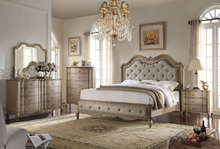 Load image into Gallery viewer, ACME CHELMSFORD ANTIQUE TAUPE BEDROOM SET (5PC)