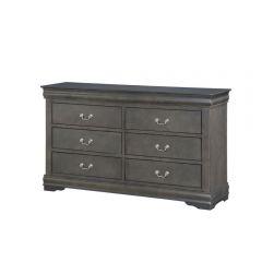 ACME LOUIS PHILIPPE DARK GRAY DRESSER