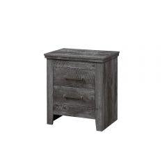 ACME VIDALIA GRAY OAK STORAGE BEDROOM SET (4 PC)