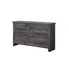 ACME VIDALIA GRAY OAK STORAGE BEDROOM SET (4 PC)