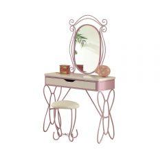 ACME PRIYA II WHITE & LIGHT PURPLE FINISH VANITY SET