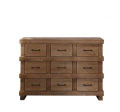 ACME ADAMS ANTIQUE OAK FINISH DRESSER