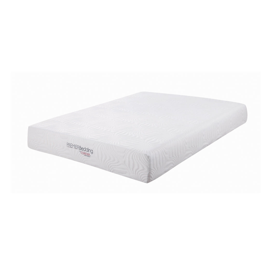 COASTER BEDROOM KEY CALIFORNIA KING MEMORY FOAM MATTRESS WHITE